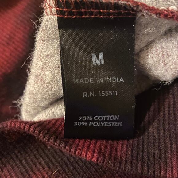 Aeropostale 1987 Maroon Tie-dye Hoodie - Picture 7 of 8